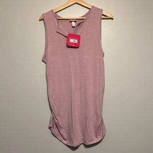 Isabel maternity lavender sleeveless top size large